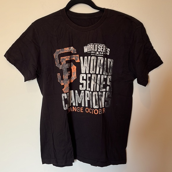 Vintage SF Giants 2014 World Series Tee Shirt, Size Large - Picture 2 of 5